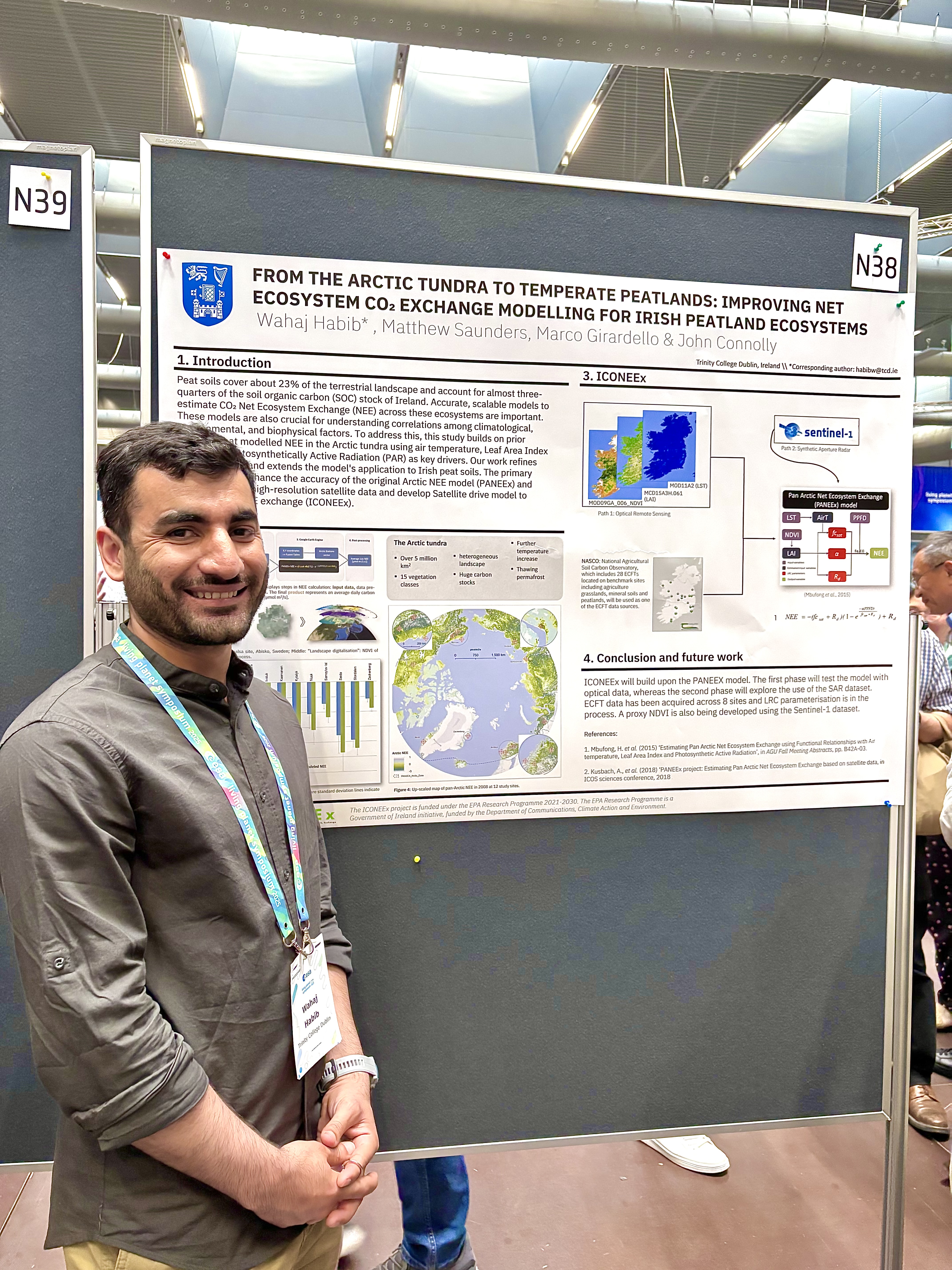Dr. Wahaj Habib at ESA Living Planet Symposium